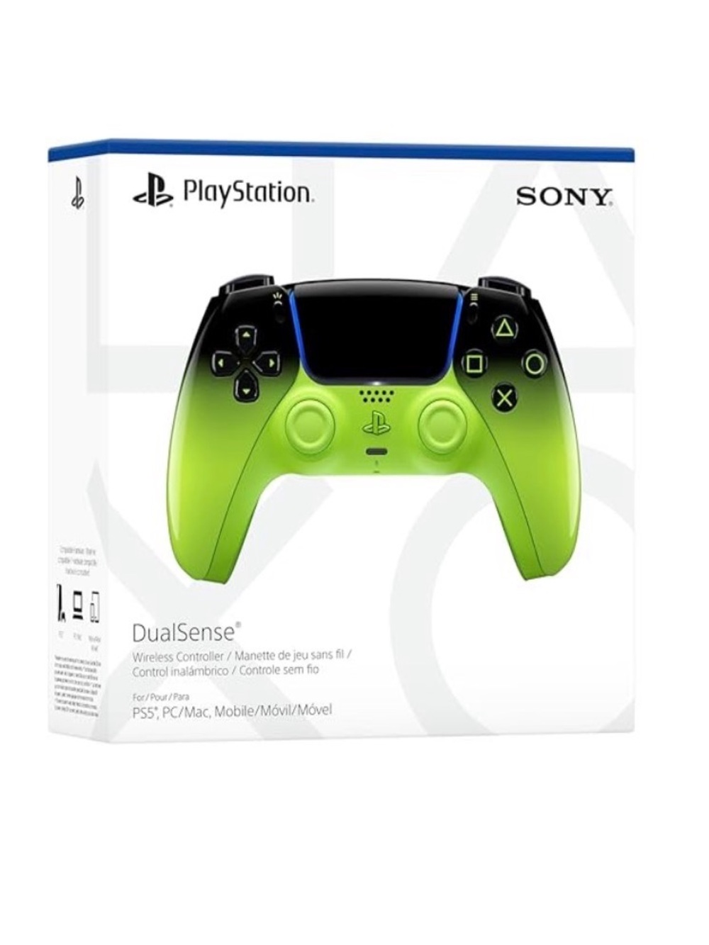 Sony DualSense Wireless Controller - Lime Green & Black Accents